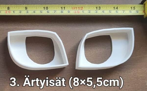 Vihaiset/ärtyisät, 3D tulostetut fursuit silmät