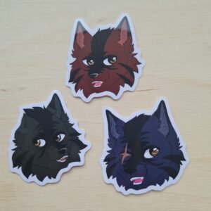 Kain veljekset, ginga hopeanuoli vinyylitarra setti (Akatora, Kurotora, Chutora)